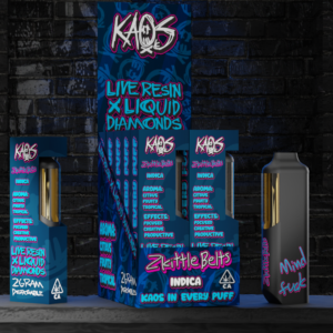 Kaos 2g vape available for sale now in stock, Kaos liquid diamond disposable available for sale, Buy Kaos 2G black cherry gelato strain, Kaos 2g