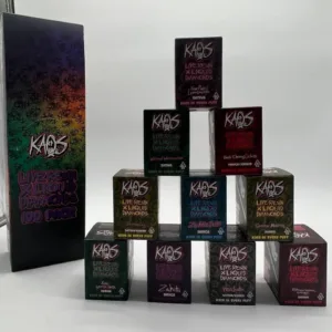 Kaos Vape Black Rozay available for sale now in stock, Kaos liquid diamond disposable available for sale, Buy Kaos 2G black cherry gelato strain, 2G kaos