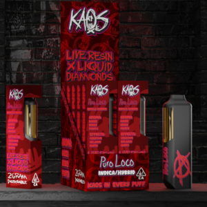 Kaos Vape Puro Loco for sale in stock now, Buy Kaos extracts available for sale now at best discount prices, Buy Kaos disposable vape for sale online